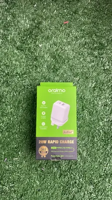 Oraimo PowerCube 201 20W Rapid Charger with USB-C PD & QC 3.0 + Type-C to Type-C Cable (OCW-5203UC)